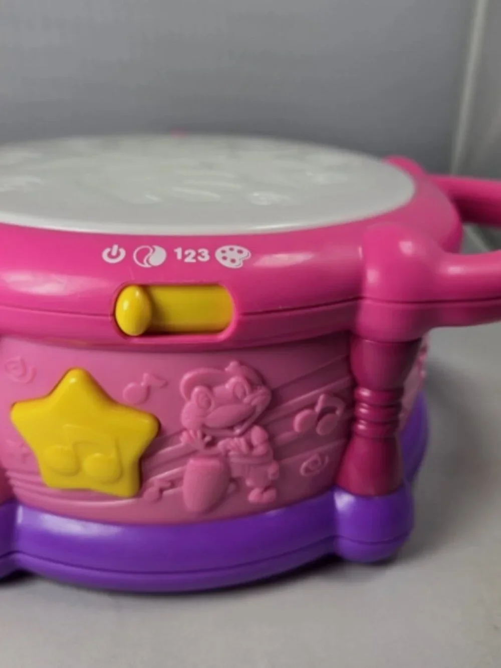 LeapFrog Pink Drum Learn & Groove Baby Toddler Educational Musical Light Up Toy